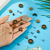 50Pcs 5 Styles Alloy River Studs FIND-TA0009-69-6