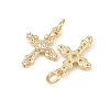 Brass Micro Pave Cubic Zirconia Pendants KK-G544-17G-2