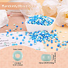 Opaque Glass Round Seed Beads GLAA-TAC0025-07B-05-4
