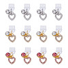 12Pcs 3 Colors Plastic Mobile Dustproof Plugs HJEW-HY00089-1