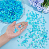 2000Pcs UV Plating Resin Charms RESI-NB0002-17B-3