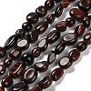 Natural Red Tiger Eye Beads Strands G-P497-01E-24-1