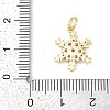 Rack Plating Brass Micro Pave Cubic Zirconia Pendants KK-H509-12G-01-3