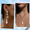 24Pcs 2 Colors Copper & Acrylic & Plastic Pendants FIND-SC0020-01-6