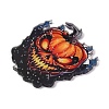 Halloween Theme Opaque Acrylic Pendants OACR-M019-01C-2