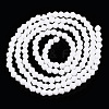 Opaque Solid Color Imitation Jade Glass Beads Strands X-EGLA-A039-P2mm-D15-2