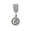 Rack Plating Brass European Dangle Charms LS-KK-R200-14AS-1