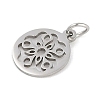 304 Stainless Steel Charms STAS-R135-14P-2