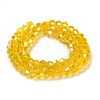 Transparent Electroplate Glass Beads Strands LS-GLAA-F029-2mm-A22-2