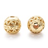 Alloy Hollow Beads PALLOY-P238-27G-RS-3