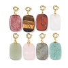 Natural Mixed Stone Pendant Decorations G-G461-01G-1
