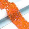 Electroplate Glass Beads Strands X1-EGLA-A034-T8mm-L07-4