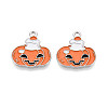 Halloween Theme Alloy and Enamel Pendants ENAM-T021-31J-02P-1