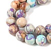 Dyed Natural Regalite/Imperial Jasper/Sea Sediment Jasper Beads Strands G-B124-C01-20-3