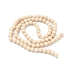 Natural Fossil Beads Strands X-G-K209-05D-4mm-5