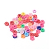 Eco-Friendly Handmade Polymer Clay Beads CLAY-R067-4.0mm-M1-4