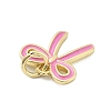 Brass Enamel Charms X-KK-H206-15G-03-2