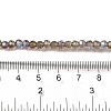 Electroplate Transparent Glass Beads Strands EGLA-A035-T4mm-L16-4
