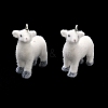 Flocking Opaque Resin Pendants RESI-F064-A01-1