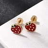 304 Stainless Steel Stud Earrings EJEW-F396-02C-G-5