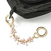 Zinc Alloy Spring Gate Rings Bag Extension Chains AJEW-BA00142-02-3