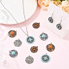 Alloy Enamel Pendants ENAM-YW0006-56-4