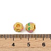 Brass Enamel Beads KK-Q081-06MG-3
