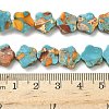 Dyed Synthetic Imperial Jasper Beads Strands G-D337-10mm-B03-5