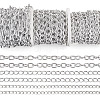  13M 3 Style Aluminium Cable & Textured Curb Chains CHA-TA0001-20-9