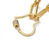 Iron Paperclip Chain Necklaces NJEW-JN02666-02-3