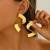 Middle Eastern Alloy Geometric Twist Stud Earrings BY5819-1