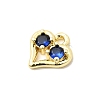 Brass Micro Pave Cubic Zirconia Pendants KK-L258-11-3