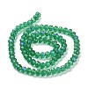 Electroplate Glass Beads Strands X1-EGLA-A034-T8mm-L12-2