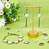 30Pcs 304 Stainless Steel Cabochon Connector Settings STAS-UN0041-21-6