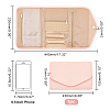 Polyester Envolope Travel Folding Clutch Bag ABAG-WH0035-030C-2