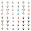 Acrylic & Alloy Pendants PALLOY-HY00029-1
