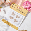 8Pcs Brass Micro Pave Clear Cubic Zirconia Connector Charms KK-BBC0018-59-6