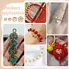 120Pcs 4 Styles Brass Beads KK-PH0015-29-5