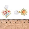 8Pcs PVC Mobile Dustproof Plugs and Iron Cell Phone Holder Stand Sets HJEW-NB00340-4