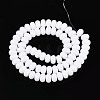 Opaque Spray Painted Glass Beads GLAA-ZX008-8mm-18G-2