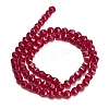 Lab Grown Red Corundum Beads Strands GG-CBAC488-04B-4