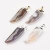 Natural Gemstone Pendants G-F527-08-2