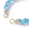 Adjustable Polyester Braided Cord Bracelet Making AJEW-JB00848-04-2