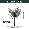 30Pcs Plastic Artificial Pine Branches AJEW-CP0009-91-2