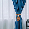 2Pcs Handmade Macrame Leaf Curtain Tiebacks AJEW-CN0003-65B-4