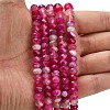 Natural Banded Agate Beads Strands G-Z111-A01-05-2