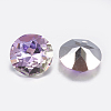 Faceted Glass Rhinestone Charms RGLA-F051-12mm-001VL-2