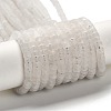 Natural Frosted Angolan Clear Quartz Beads Strands G-P575-B46-4x2mm-2