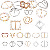 12Pcs 12 Styles Alloy Buckles AJEW-TA0003-44-2