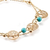 304 Stainless Steel Multi-strand Bracelets STAS-D152-04G-7